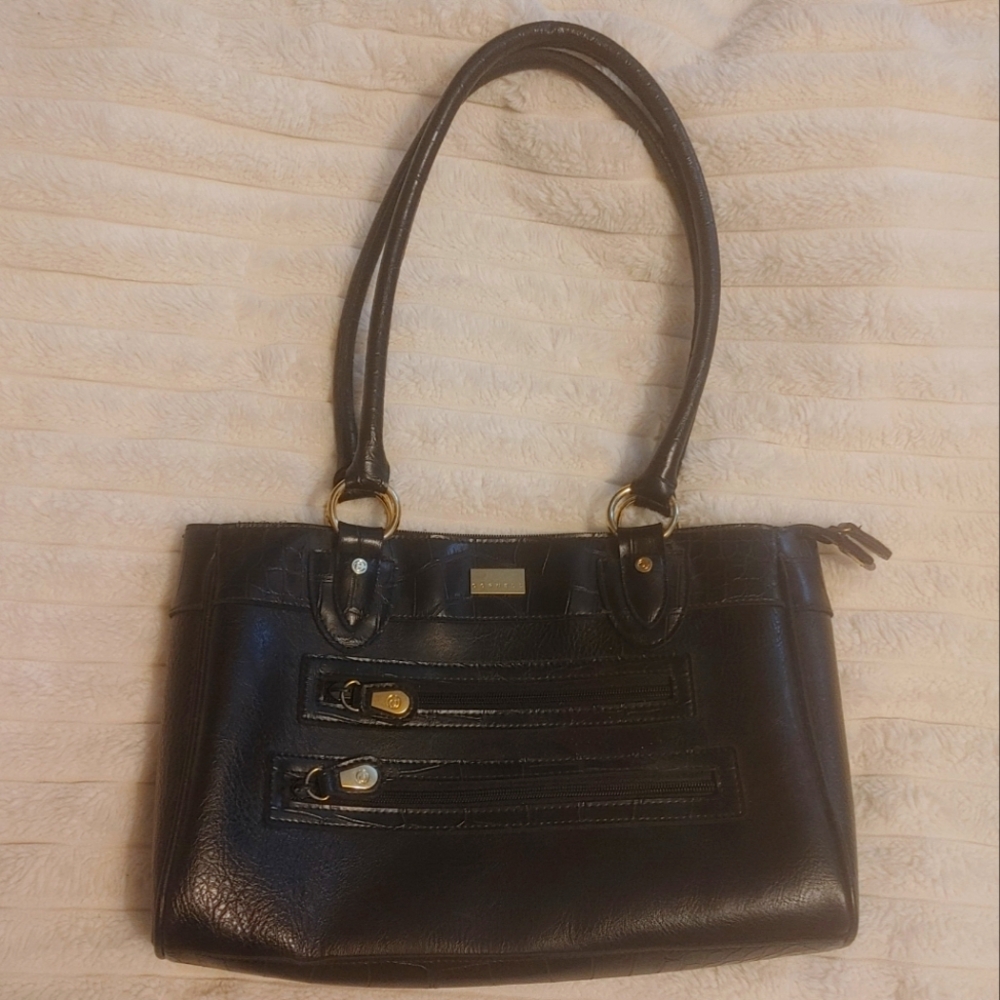 Black Leather Handbag